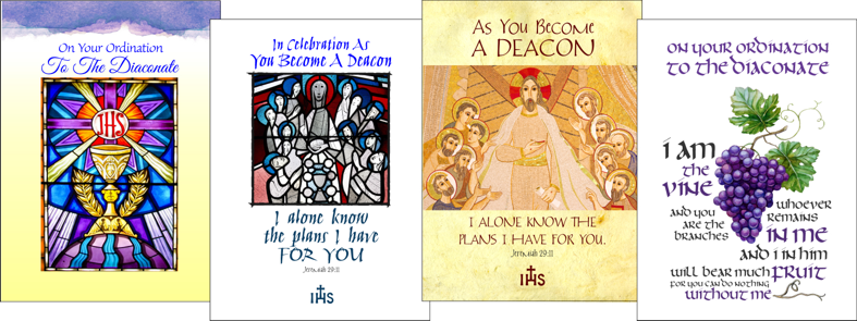 card for a new deacon diaconate