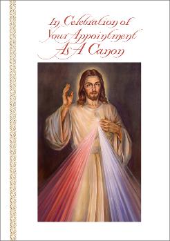 new canon appointment card jesus divine mercy painting